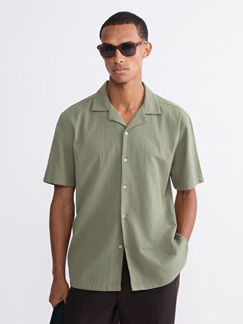 LCW Vision Men's Regular Fit Resort Collar Shirt - S6BL93Z8-R1C