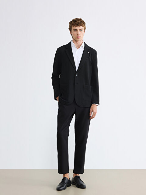 LCW Vision Dar Kalıp Erkek Blazer Ceket - S6BM05Z8-CVL