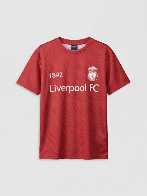 LCW Kids Liverpool Baskılı Erkek Çocuk Tişört