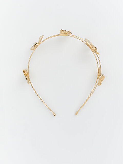 LCW ACCESSORIES Kelebek Figürlü Metal Kadın Taç - S6BM54Z8-M0T