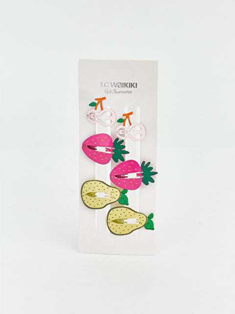 LCW ACCESSORIES Meyve Figürlü Kız Çocuk Toka Seti 6'lı - S6BM59Z4-M0T