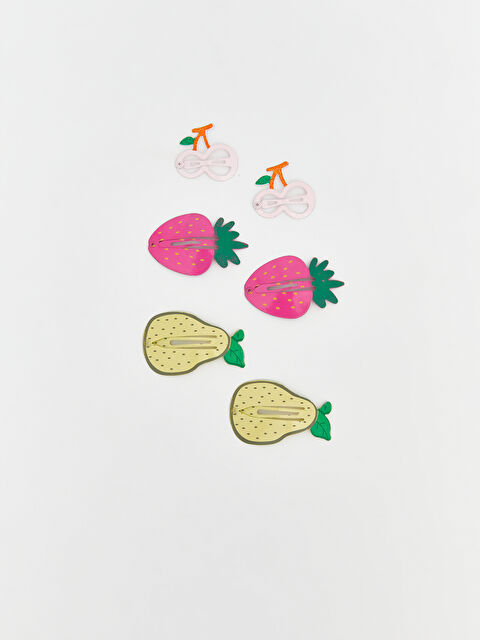 LCW ACCESSORIES Meyve Figürlü Kız Çocuk Toka Seti 6'lı - S6BM59Z4-M0T