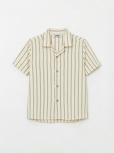 LCW Kids Çizgili Erkek Çocuk Gömlek - S6BN18Z1-LE4
