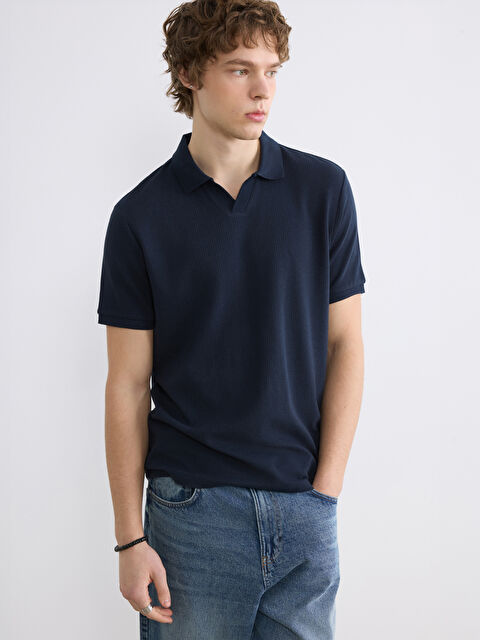 XSIDE Polo Yaka Penye Erkek Tişört - S6BN53Z8-YRV