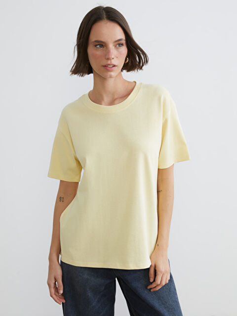 XSIDE Woman YELLOW T-Shirt - S6BN69Z8-ZRX