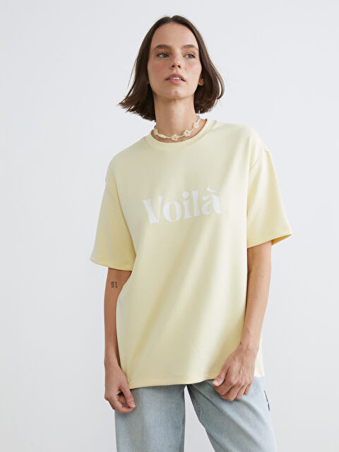 XSIDE Crew Neck Soft Touch Women's T-Shirt - S6BN79Z8-ZRX