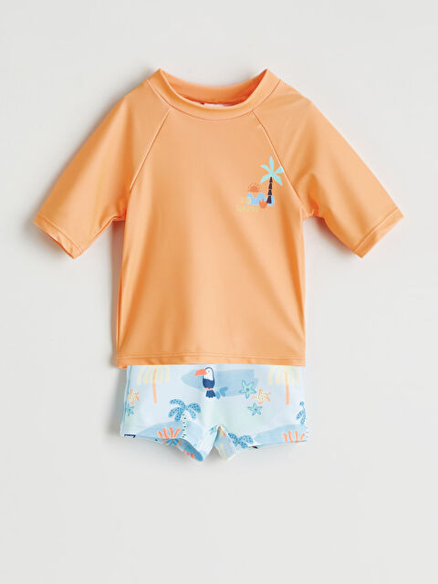 LCW ACCESSORIES Baskılı Erkek Bebek Mayo Takımı - S6BO22Z1-FLS