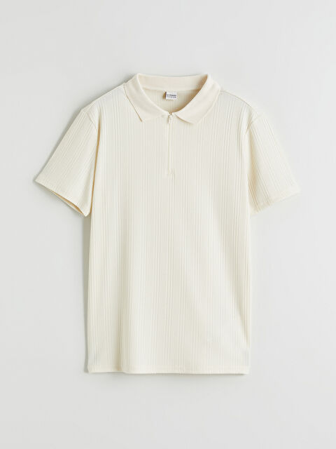 LCW Kids Polo Yaka Erkek Çocuk Tişört - S6BO40Z4-FT0