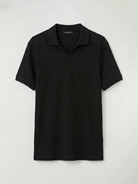 LCW Vision Man BLACK T-Shirt - S6BO56Z8-CVL