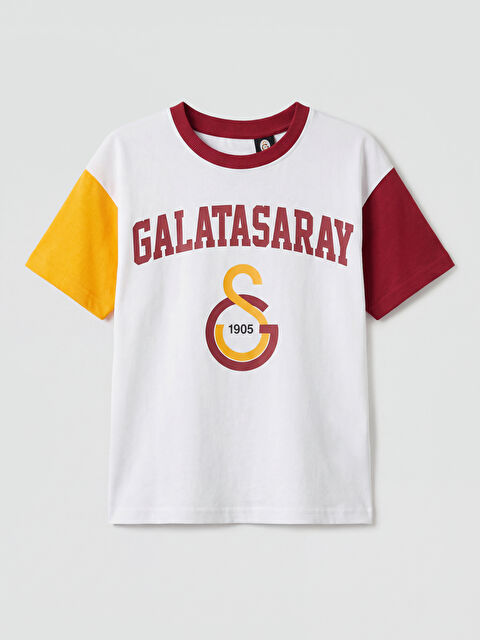 LCW Kids Galatasaray Baskılı Erkek Çocuk Tişört