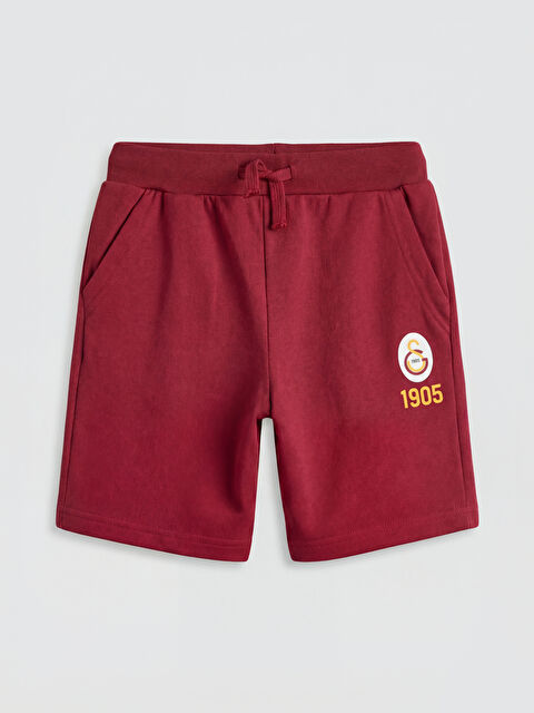 LCW Kids Galatasaray Baskılı Erkek Çocuk Şort