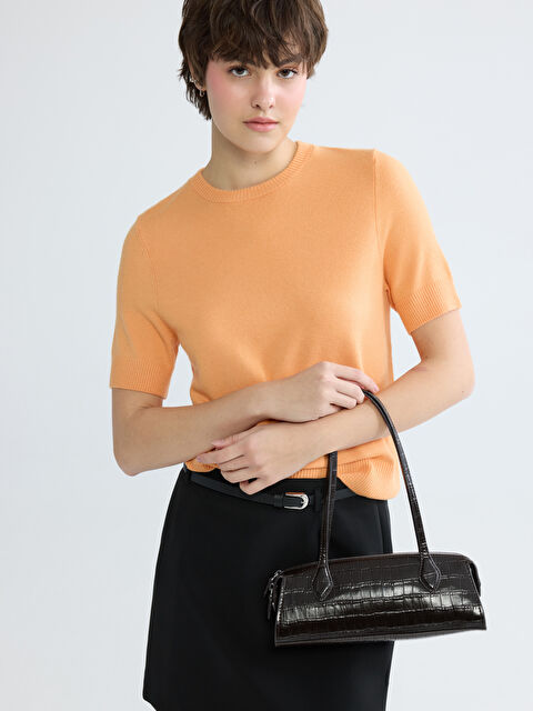 XSIDE ქალთა მრგვალი ყელიანი ნაქსოვი სვიტერი - S6BP99Z8-SYQ