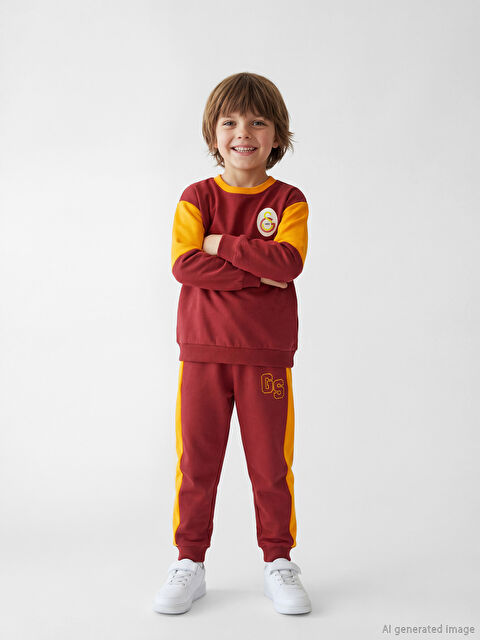 LCW Kids Galatasaray Baskılı Erkek Çocuk Eşofman Takımı - S6BQ40Z1-VAD