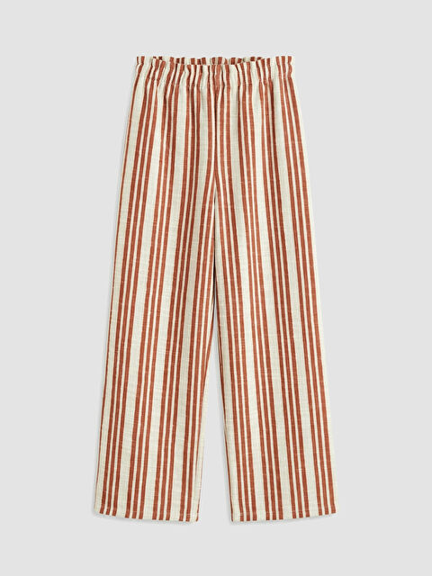 LCW Kids Geniş Paça Kız Çocuk Pantolon