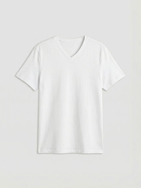 LCWAIKIKI Classic V Yaka Penye Erkek Tişört - S6BQ88Z8-Q6K