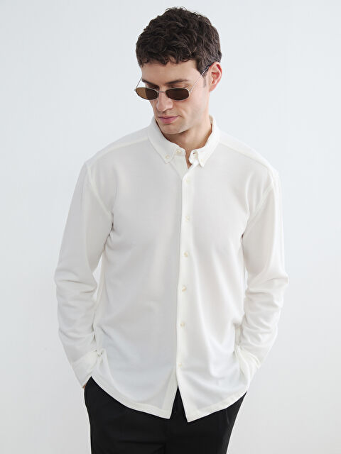 LCW Vision Man ECRU Shirt - S6BQ94Z8-R9J