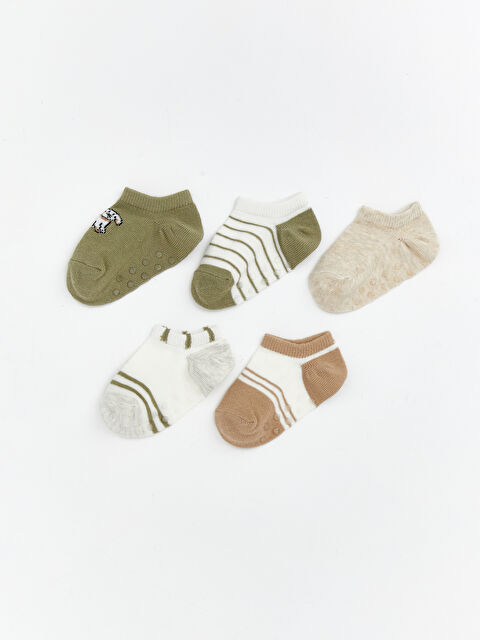 LCW Kids Baby Boy GREEN Trainer Socks - S6BR75Z1-TNQ