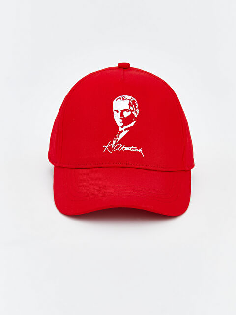 LCW ACCESSORIES Atatürk Baskılı Erkek Bebek Kep Şapka - S6BR83Z1-GZX