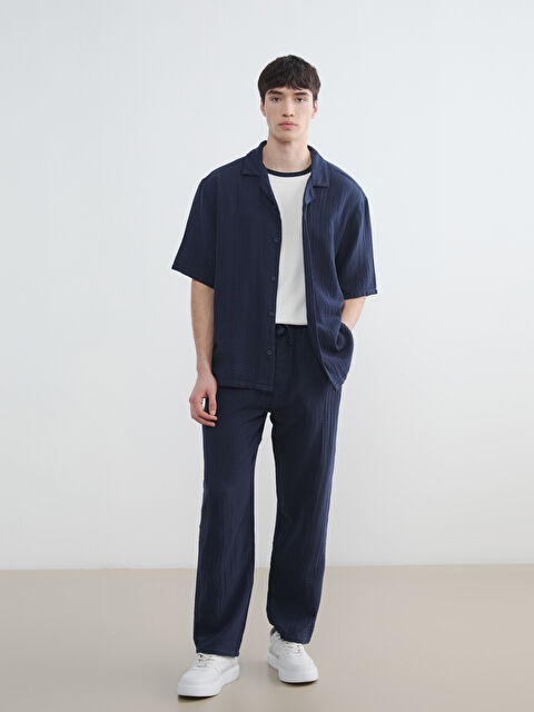 XSIDE Мужские брюки из муслина свободного кроя