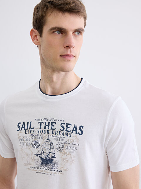 LCWAIKIKI Classic მამაკაცები თეთრი მაისურები და ზედები - S6BS73Z8-Q6K