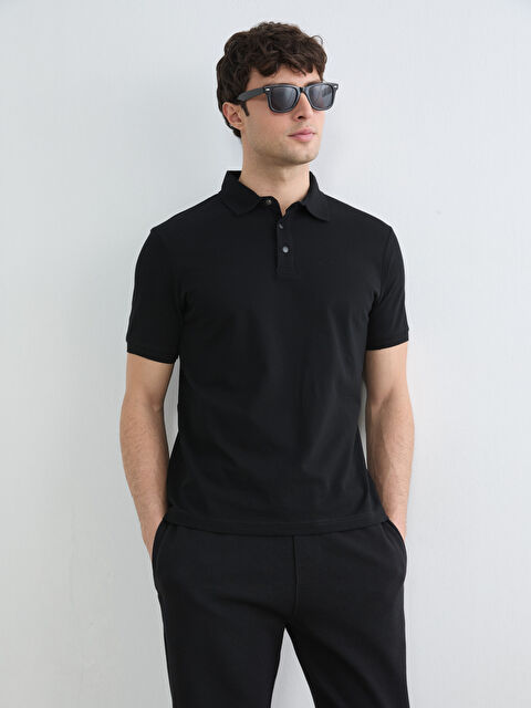 LCWAIKIKI Classic Polo Yaka Pike Erkek Tişört - S6BT04Z8-CVL