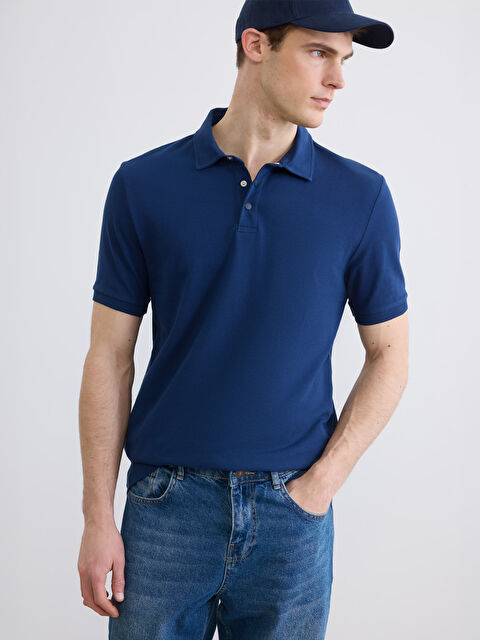 LCWAIKIKI Classic Polo Yaka Pike Erkek Tişört - S6BT04Z8-SP7