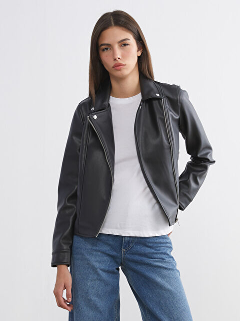 LCW Vision Kunstlederjacke - S6BT37Z8-CVL