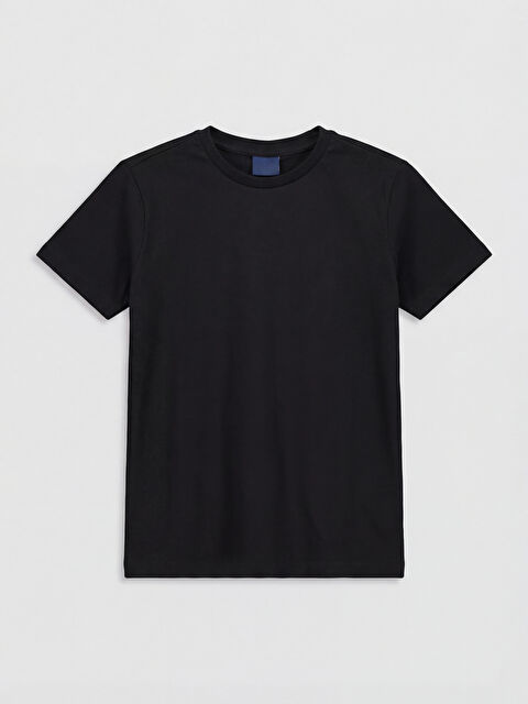 LCW Kids T-shirt uni à col rond pour fille - S6BT46Z4-CVL