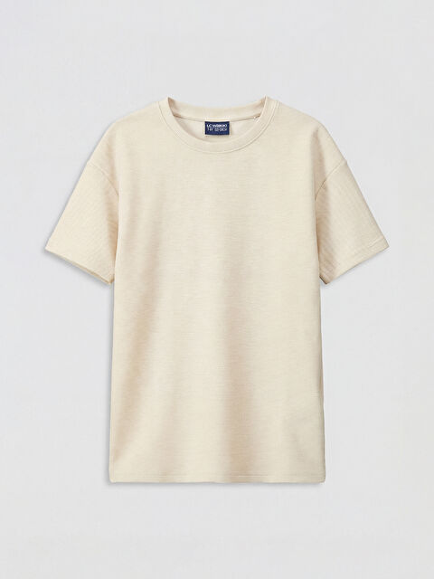 LCW Kids Bisiklet Yaka Kısa Kollu Erkek Çocuk Tişört - S6BU09Z4-FT0