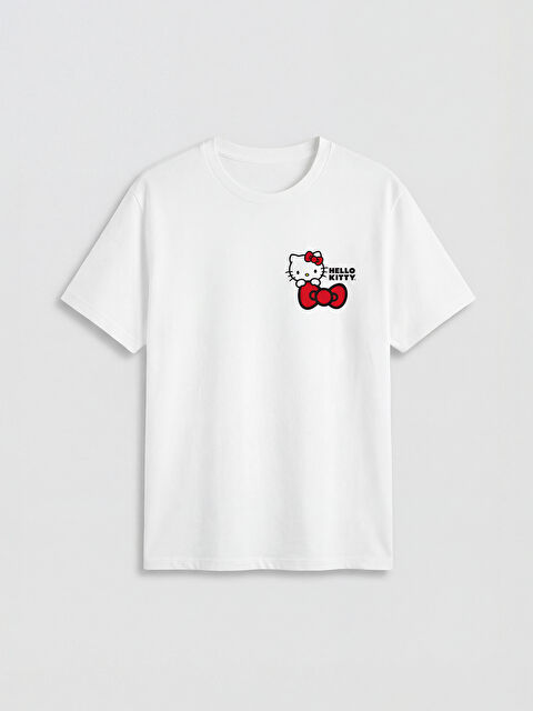 LCW Kids T-shirt Imprimé Hello Kitty Col Rond pour Filles - S6BU43Z4-Q6K