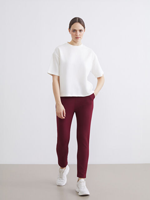 LCWAIKIKI Basic Beli Lastikli Soft Touch Kadın Eşofman Altı - S6BU69Z8-HJE