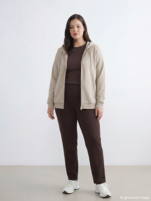 LCW EVERYDAY Elastic Waist Soft Touch Women's Sweatpants - S6BU69Z8-JR3