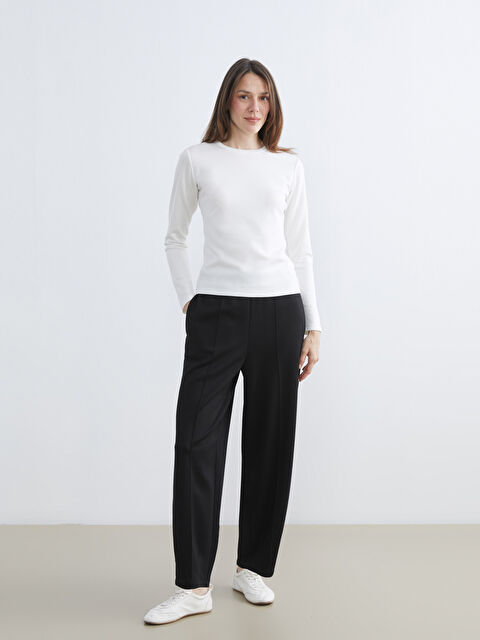 LCW EVERYDAY Pantalon de survêtement NOIR Femme - S6BU75Z8-CVL