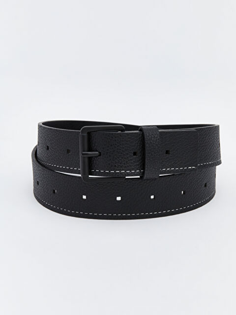 LCW ACCESSORIES حزام أسود رجل - S6BV15Z8-HUC