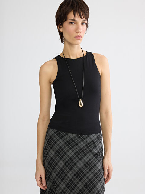 LCW Vision Bisiklet Yaka Kadın Atlet - S6BV48Z8-CVL