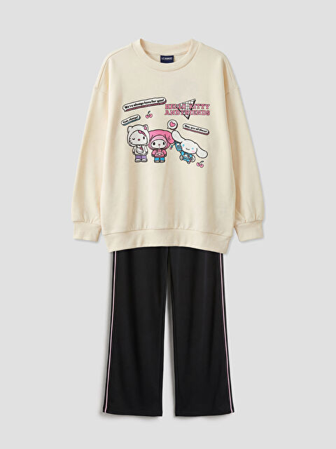 LCW Kids Hello Kitty Printed Girls' Set - S6BY68Z4-R9J