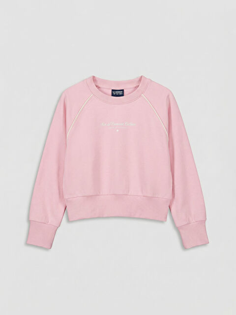 LCW Kids Girl PINK Sweatshirt - S6BY84Z4-ZN8