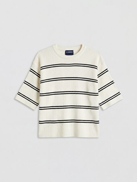 LCW Kids Bisiklet Yaka Kız Çocuk Triko Kazak - S6BY91Z4-LFC