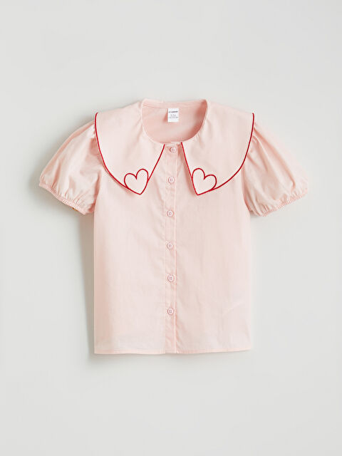 LCW Kids Dečija majica sa Peter Pan kragnom za devojčice - S6CA33Z1-FX2