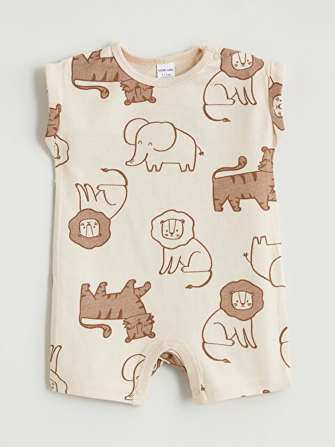 LCW baby Hayvan Baskılı Erkek Bebek Tulum - S6CB13Z1-LQB