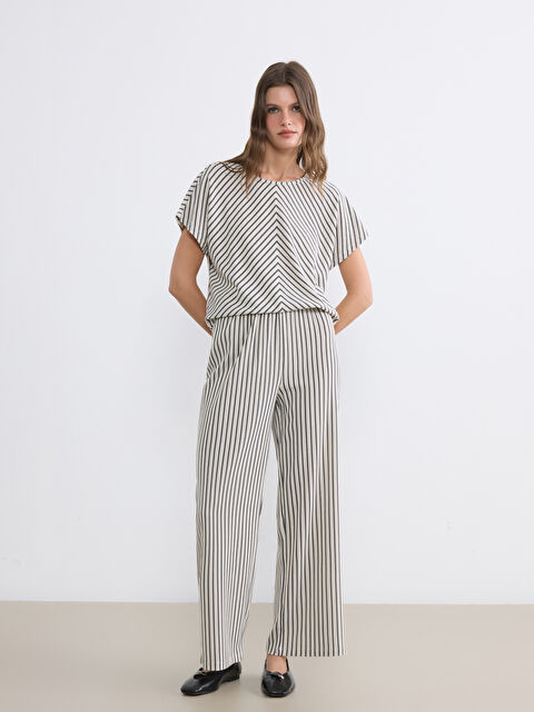 LCWAIKIKI Classic Žena BEŽ Hlače - S6CB28Z8-ELZ