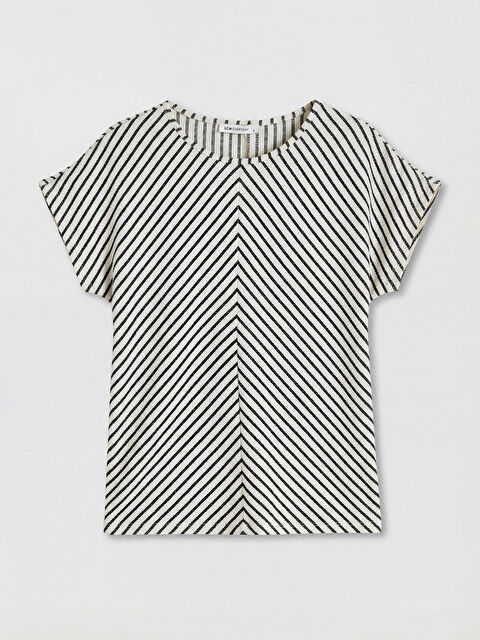 LCWAIKIKI Classic Woman BEIGE T-Shirt - S6CB29Z8-ELZ