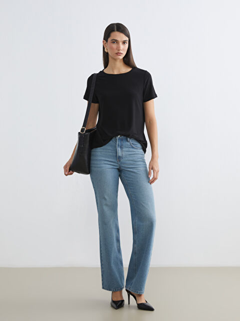 LCW Jeans Women's Straight Fit Jeans - S6CB41Z8-507