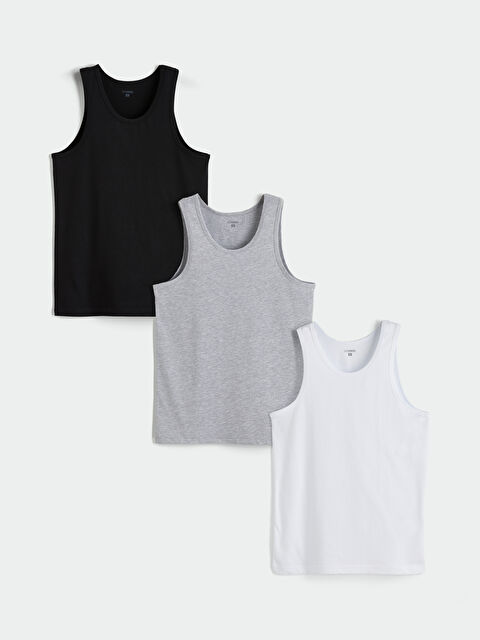 LC WAIKIKI U Yaka Penye Erkek Atlet 3'lü - S6CB69Z8-CVL