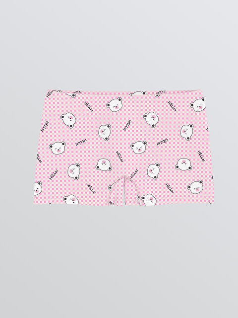 LCW Kids Kız Çocuk Baskılı Boxer