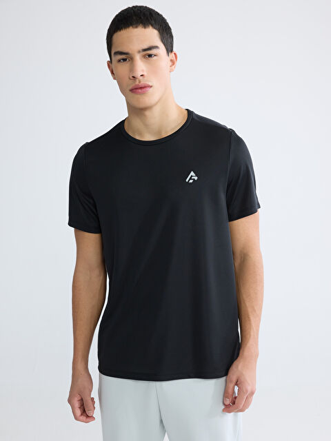 XSIDE ACTIVE Bisiklet Yaka Erkek Spor Tişört - S6CD48Z8-CVL