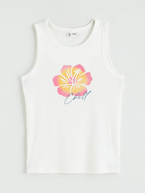 LCW Kids Девочки экрю Майка - S6CD67Z4-R9J