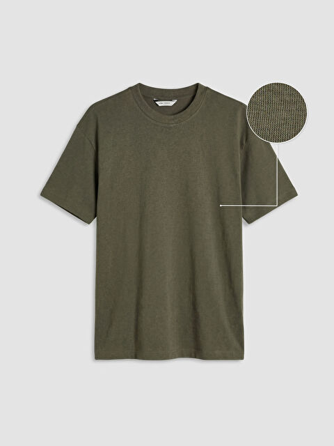 LCW Vision Bisiklet Yaka Erkek Tişört - S6CD83Z8-LAV