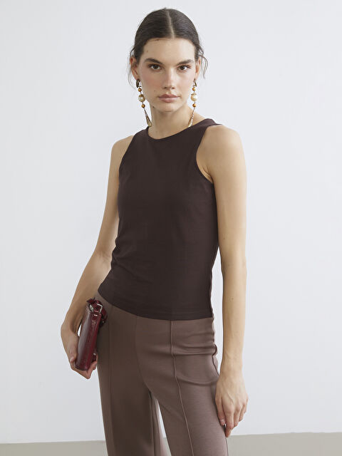 LCW Vision Crew Neck Women's Tank Top - S6CD88Z8-HDT