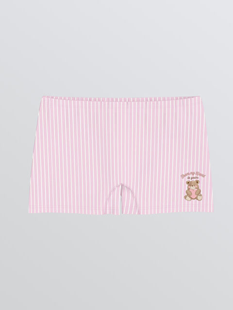 LCW Kids Kız Çocuk Baskılı Boxer - S6CD93Z4-LHF